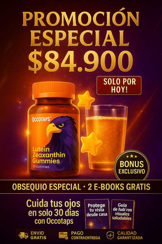 Occtaps™️ – Gomas con Luteína  que Protegen tu Vista